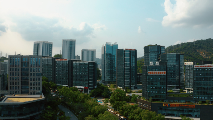 2022年航拍广州科学城萝岗开发区经济区