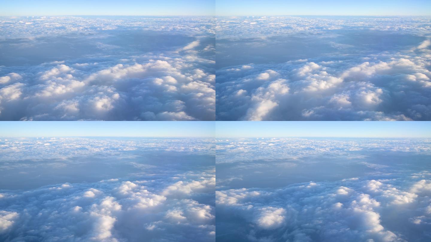 4K万米高空的白云