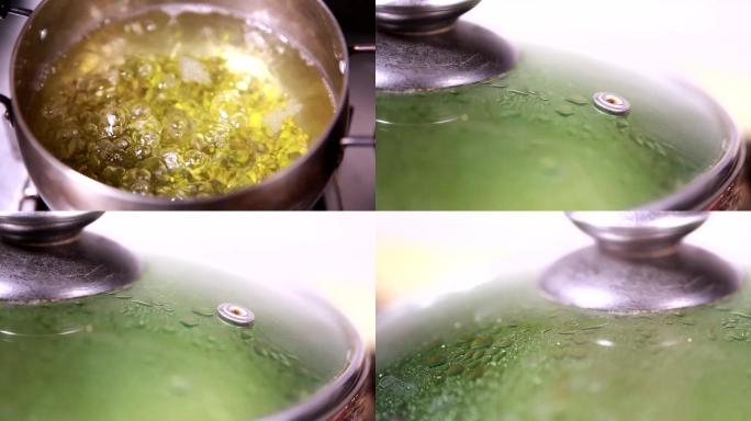 【镜头合集】煮绿豆汤熬绿豆粥 (2)