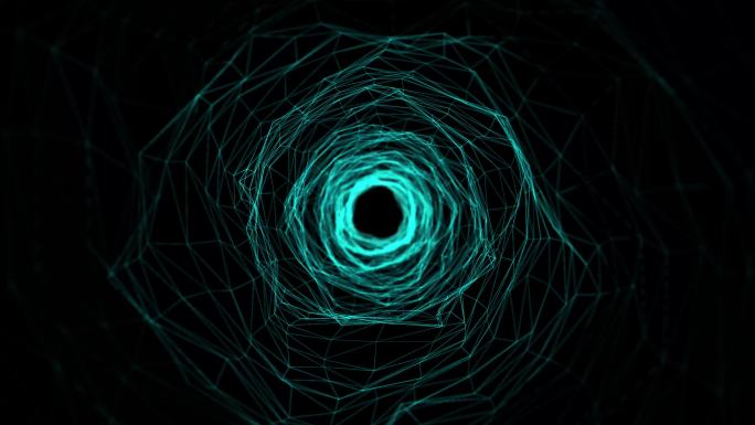 宇宙虫洞隧道动画涵洞时空穿越深邃洞子