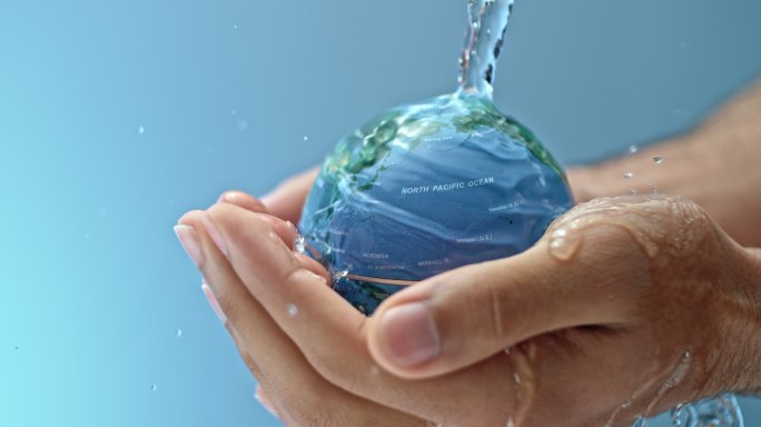水资源保护保护地球水资源节约用水蓝色星球