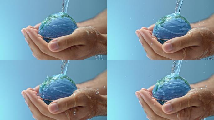 水资源保护保护地球水资源节约用水蓝色星球