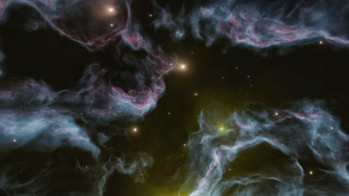 深空星云背景星际穿越黑洞虫洞科技科幻