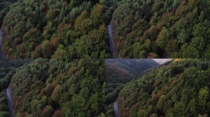 穿过巴尔干山脉的道路