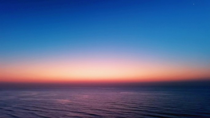 【原创】海上日出蓝色时刻延时摄影