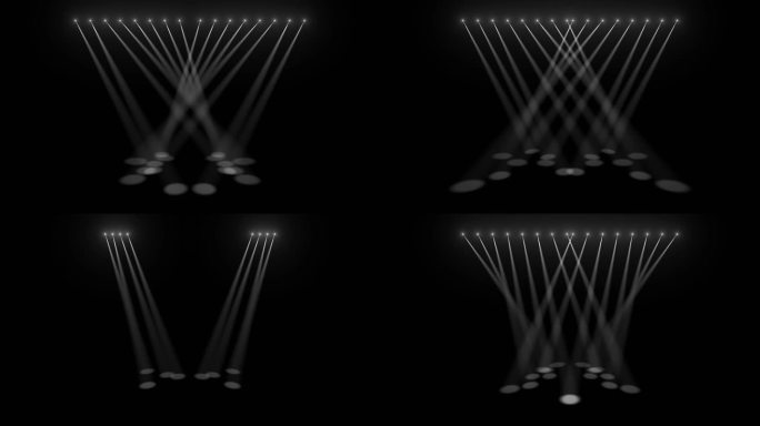 4K节奏动感快速变化灯光射灯摇摆光束AA