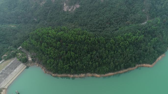 绿色湿地公园横窝口水库中山宣传片素材片头