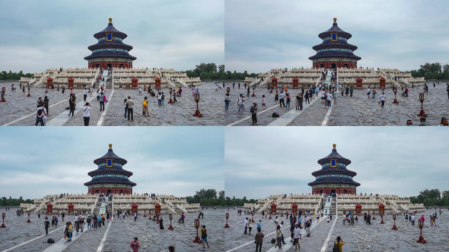 8k北京天坛公园延时视频拍摄