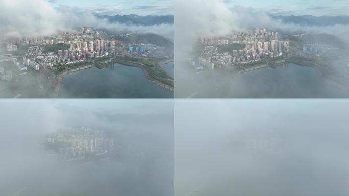 风景  雾中山城