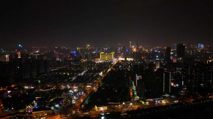 5K长沙万家丽国际广场购物中心酒店夜景