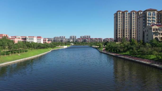 城市河道 绿水湿地