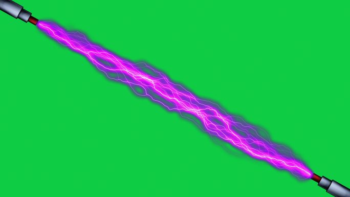 紫色电线动画特效视频科技
