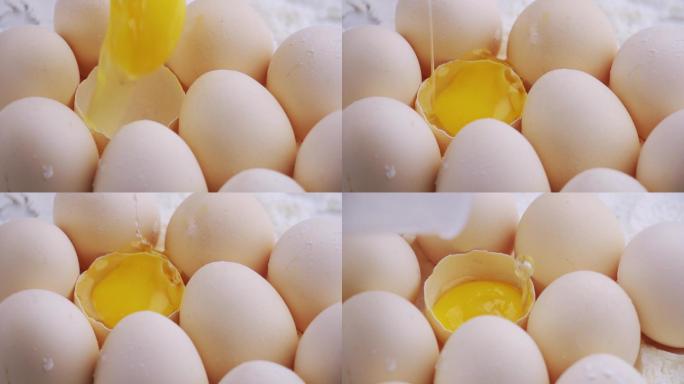 鸡蛋掉入蛋壳【原创实拍】