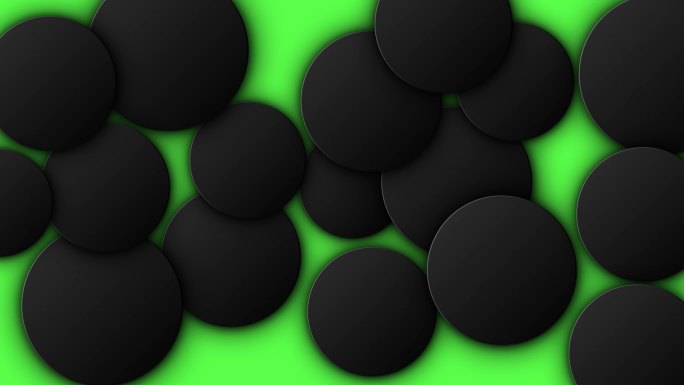 黑色圆点动画视频素材