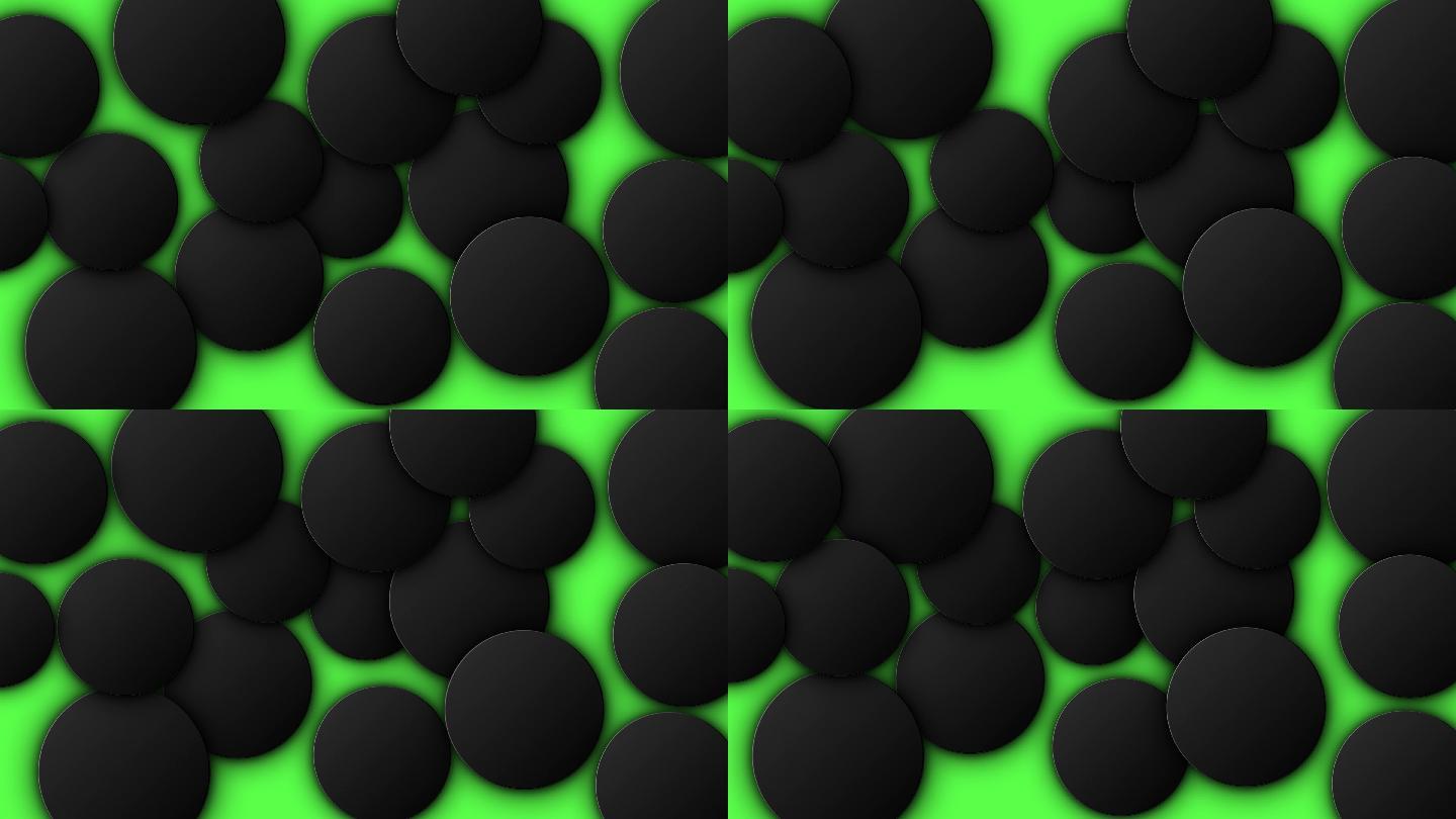 黑色圆点动画视频素材