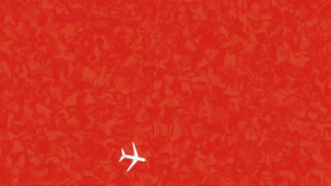 红色背景中的飞机特效合成元素mg