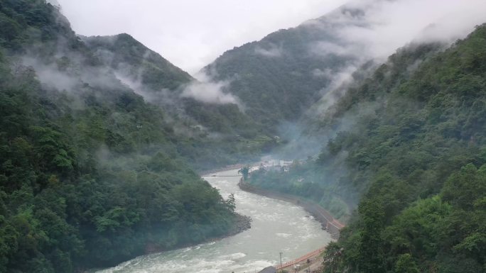 独龙江巴坡村全景
