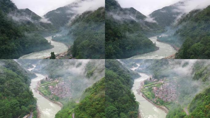 独龙江巴坡村全景