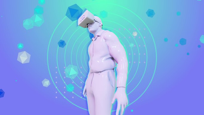 虚拟现实未来技术AR元宇宙VR眼镜AI智