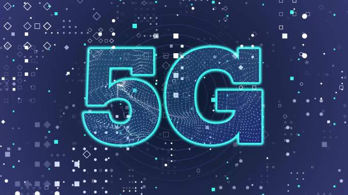5G移动技术动画高科技信号网络