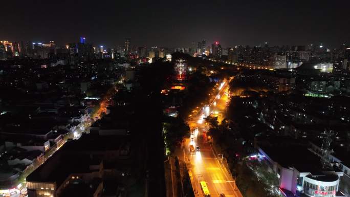 武汉黄鹤楼夜景灯光秀