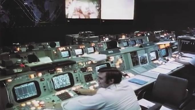 70年代美国航空发射航天飞机航天员太空