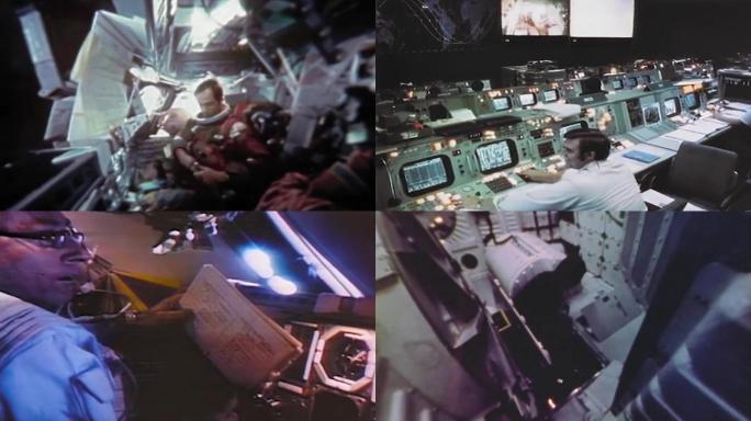 70年代美国航空发射航天飞机航天员太空