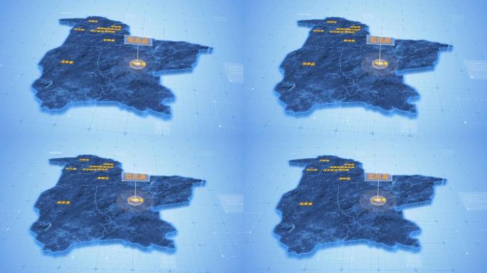 巴音郭楞蒙古自治州若羌县三维科技地图