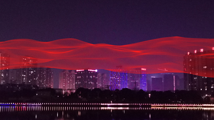 【素材包】红绸蓝绸白绸飘舞无缝循环