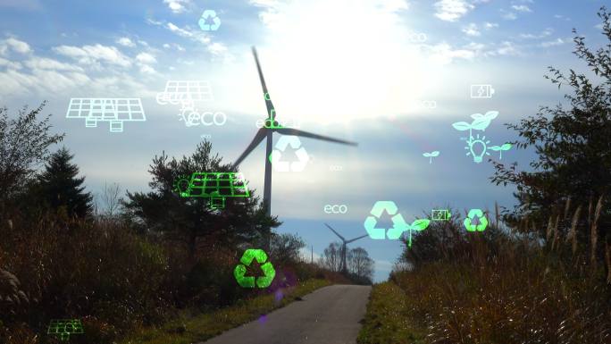 生态理念与环境、可持续能源发展。
