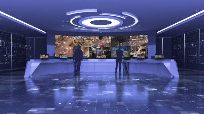 监控监控室AE模版【无需插件】