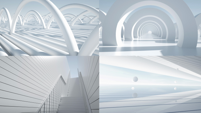 光影空间变化042-视频素材