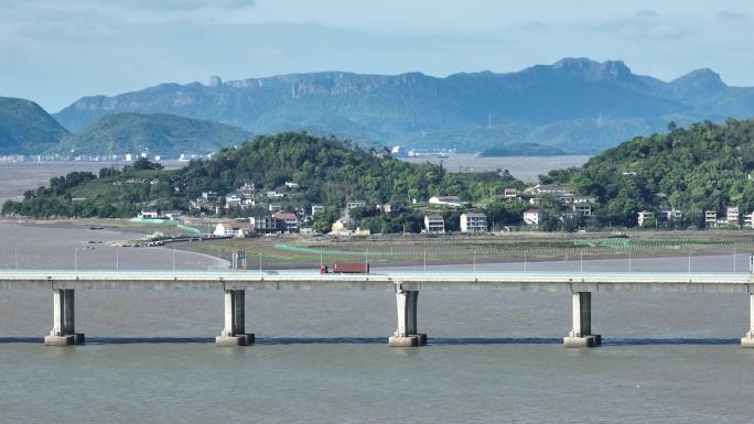 海山玉环旅游海岛楚门跨海大桥高速公路