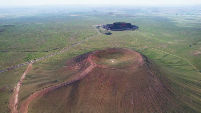 火山口死火山地壳运动火山风景风光