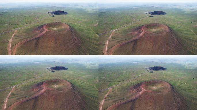 火山口死火山地壳运动火山风景风光