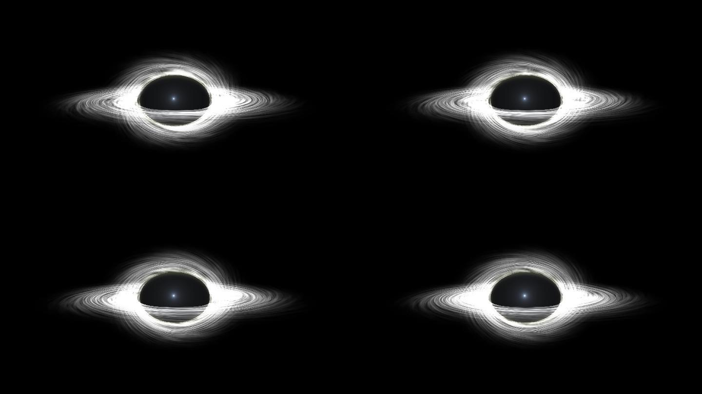 超大质量黑洞特效动画合成元素光效