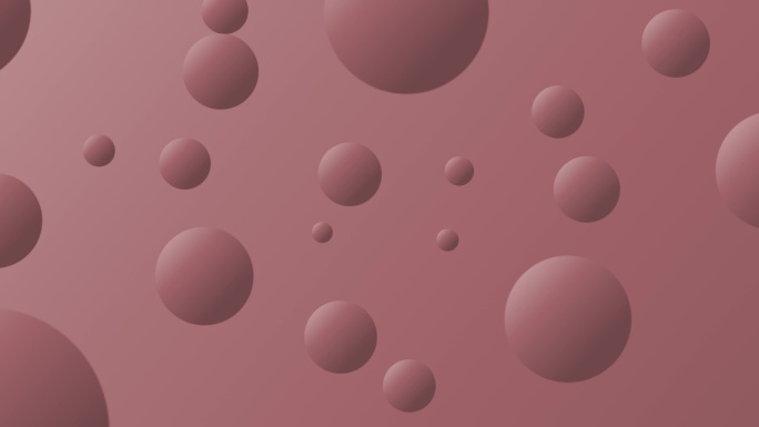 红棕色3D抽象变形球