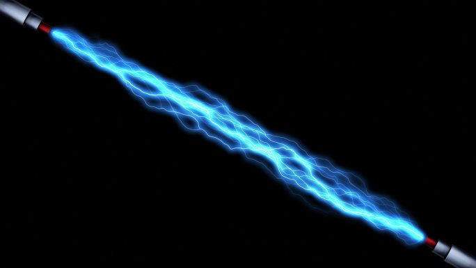 电流特效唯美电流粒子流体蓝色线条