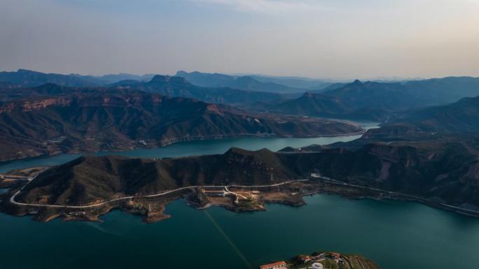 航拍太行山风光延时