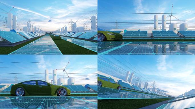 4k_氢能源绿色出行_新能源汽车