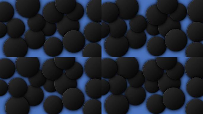 黑色圆点动画特效动画合成元素光效