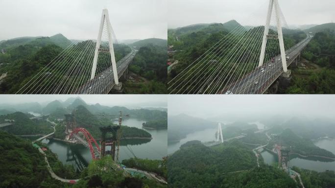 贵州红枫湖大桥风景高清