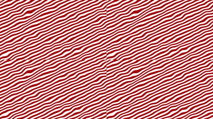 抽象背景波浪背景红白条纹波浪纹路
