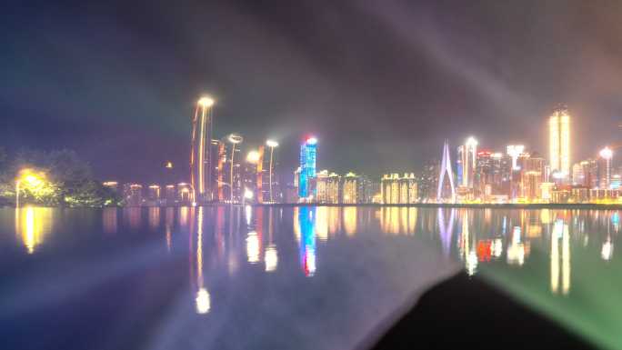 5k重庆天空之境城市风光夜景延时