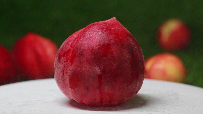 水蜜桃 桃子特写