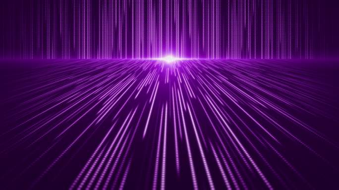 紫色线条背景流光粒子唯美飘动光斑