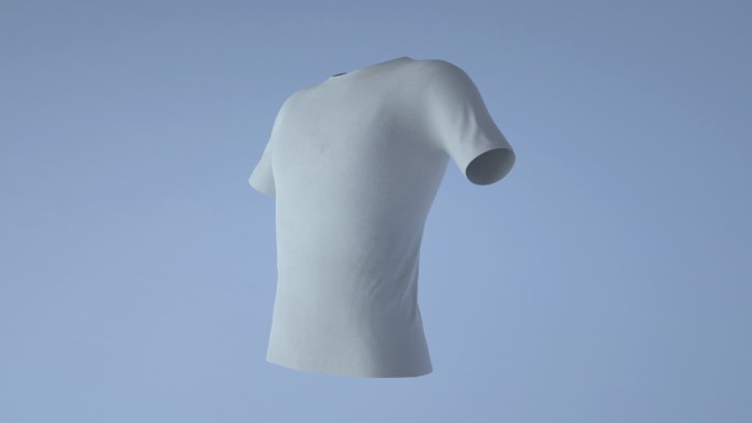防水透气高科技新型面料T恤3d布料动画