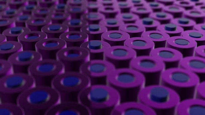 紫色圆柱体动画背景