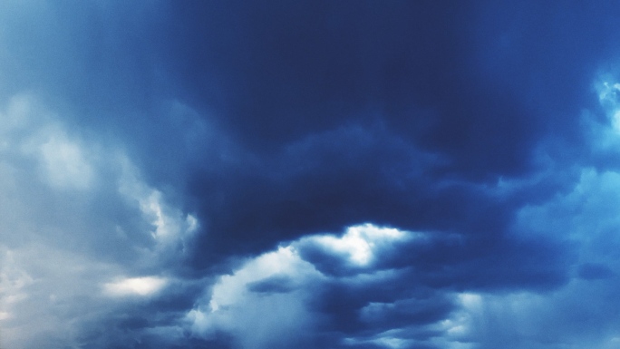 【HD天空】大雨将至梦幻云团厚云阴郁深蓝