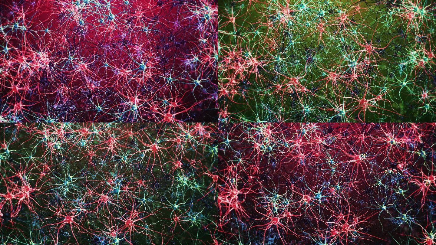 神经元细胞抽象3D